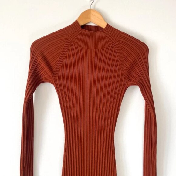 Aritzia Wilfred Alchemy Dress Long  Sleeve Bodycon Dress Size Small - Picture 7 of 10